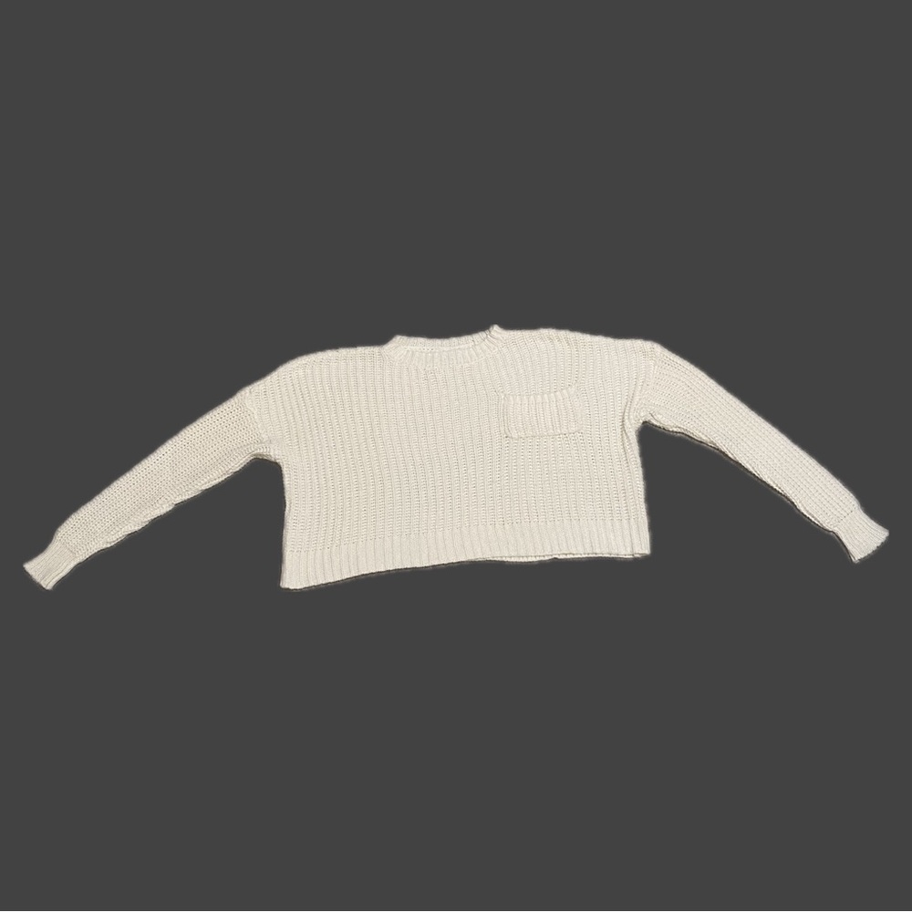 BEIGE CROCHET SWEATER - Picture 5 of 5